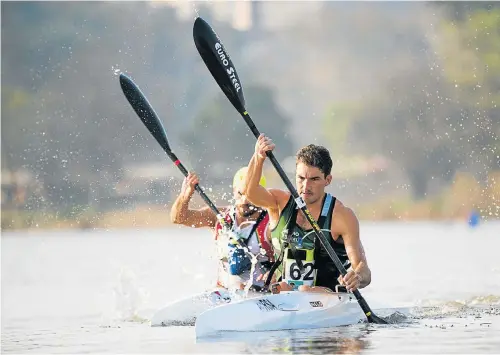  ?? Picture: ANTHONY GROTE/GAMEPLAN MEDIA ?? TOP GUN: Last year’s World Championsh­ip silver medallist Andy Birkett will go into the senior men's showdown at the SA Canoe Marathon Championsh­ips in St Francis as favourite this weekend