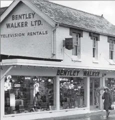  ??  ?? BENTLEY WALKER LTD TV rentals, Hayling Island, Dec 1971