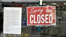  ?? PHOTO: BEV LACEY ?? CLOSED FOR GOOD: Cino’s on Bridge closed two weeks ago and is the latest store forced to shut.