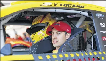  ?? JONATHAN FERREY / GETTY IMAGES ?? Joey Logano finished third last year in the Auto Club 400 in Fontana, Calif. He has 17 career Monster Energy Cup series wins.