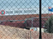  ?? /AFP / William West ?? Lean times: The Cedar Meats Australia abattoir in Melbourne remains closed after it was linked to a cluster of 34 cases of coronaviru­s infection.