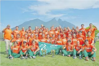  ?? /CORTESÍA UDLAP ?? Los Aztecas defienden el campeonato de atletismo con éxito