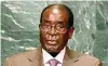  ?? FOTO: IMAGO ?? Regierte mit harter Hand: Robert Mugabe.