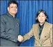  ?? PTI ?? Union minister Piyush Goyal with US trade representa­tive Katherine Tai.