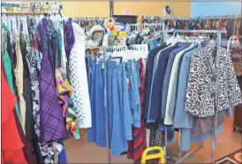  ??  ?? A variety of clothing selection can be found at Kids and More thrift store in Rockmart. Their hours are 10 a.m. through 5 p.m. on Monday and Tuesday, 10 a.m. through 6 p.m. on Wednesday, Thursday, and Friday, and 9 a.m. through 5 p.m. on Saturday.
