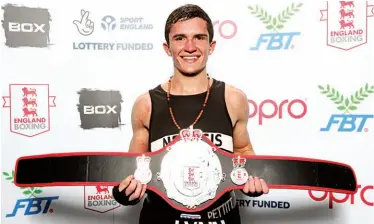  ?? Photo: CHRIS BEVAN/ENGLAND BOXING ?? ON A HIGH: Lynn is moving on from amateur boxing after a highly successful 2017