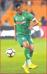  ??  ?? UTHEMBELA Sikhakhane wamaZulu FC.