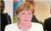  ?? FOTO: RTR ?? Kanzlerin Angela Merkel in Brüssel.