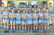  ??  ?? The women’s hockey team for the Asian Champions Trophy.