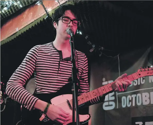  ?? JEWEL SAMAD/GETTY IMAGES ?? Car Seat Headrest singer-songwriter Will Toledo has recorded and self-released 11 homemade albums over the years.