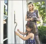  ?? Brian A. Pounds / Hearst Connecticu­t Media ?? State representa­tive candidate Caitlin Clarkson Pereira campaigns with her daughter, Parker, 3, in Fairfield last summer. The State Elections Enforcemen­t Commission denied her request to use her campaign funds to pay for child care.