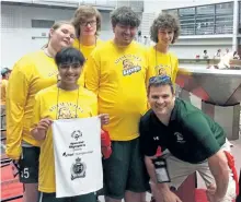  ?? SUBMITTED PHOTO ?? The Adam Scott Lions Special Olympics basketball team placed fifth at the Special Olympics Provincial School Games at Brock University in St. Catharines earlier this week. Adam Scott was the only basketball team from Peterborou­gh that was completely...