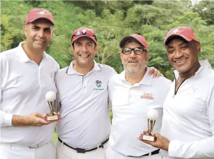  ??  ?? Leo Sánchez, José Armando Bermúdez, Paolo Modolo y Martín Rivas.