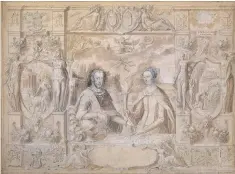  ??  ?? Attention to detail: Henri II and Catherine de’ Medici, by Antoine Caron