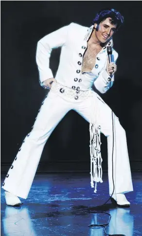  ?? TOM MURRAY ?? Pete Paquette is among the performers for a tribute to Elvis Presley at Century Casino on June 1 and 2.