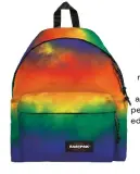  ??  ?? Zaino Eastpak Rainbow Color: l’iconico modello si veste di arcobaleno per la limited edition 2020, € 55.