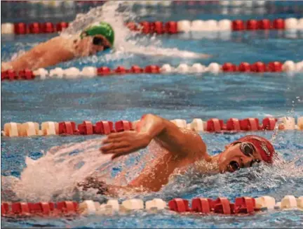  ?? BOB RAINES — DIGITAL FIRST MEDIA ?? Souderton’s Storm Krader is one of the top returning swimmers in the area.