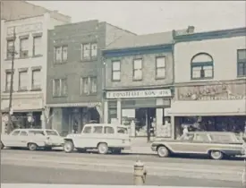  ?? ?? This picture of Donatelli’s is dated November 1964. When Donatelli’s opened in 1932, the neighborho­od was filled with Italian immigrants.