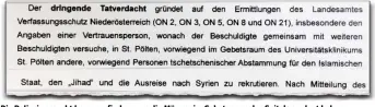  ??  ?? Die Polizei versucht herauszufi­nden, was die Männer im Gebetsraum des Spitals geplant haben