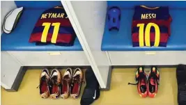  ??  ?? Messi’s Instagram message to Neymar