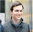  ??  ?? Jared Kushner, who is married to Trump’s daughter Ivanka, has become influentia­l