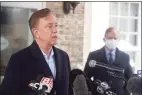  ?? H John Voorhees III / Hearst Connecticu­t Media ?? Gov. Ned Lamont said the new federal stimulus would bring stability to individual­s and businesses in Connecticu­t.