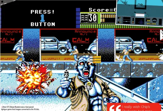  ?? ?? » [Atari ST] Beast Busters was a fast-paced lightgun game that Images converted to the 16-bits.