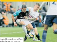  ?? / Foto: AP ?? Javier Hernández anotó un gol en la derrota.