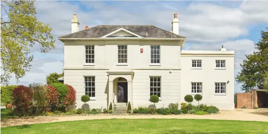  ??  ?? Grade Ii-listed The Old Rectory at Twineham, West Sussex, is the perfect family home, with easily maintained gardens.£2.35m