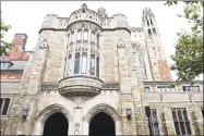  ?? Arnold Gold / Hearst Connecticu­t Media ?? The Sterling Law Building houses the Yale Law School in New Haven.