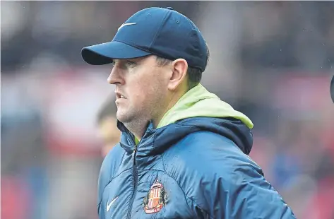  ?? ?? Interim Sunderland head coach Mike Dodds.