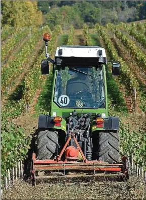  ??  ?? Tous les agriculteu­rs français ne sont pas opposés à la sortie du glyphosate.