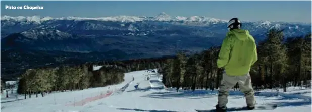  ??  ?? Pista en Chapelco