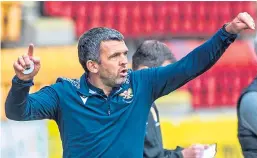  ?? Picture: SNS. ?? Seven from six doesn’t suit Callum Davidson but the St Johnstone boss is more than encouraged by performanc­es so far.