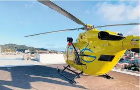  ??  ?? The Lowe Corporatio­n Rescue Helicopter transport about one critically ill patient a week to Wellington Hospital for advanced medical care.