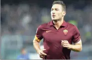  ?? PICTURE: GETTY IMAGES ?? ROMAN: AS Roma captain Francesco Totti will lead his team against Inter Milan at the Stadio Olimpico in Rome on Sunday.