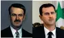 ??  ?? Hafez Assad
Bashar Assad