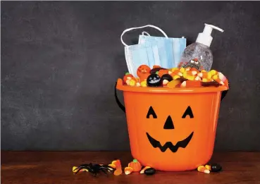  ?? Tns File ?? authoritie­s are saying kids can do some Halloween activities this year, but still need to be careful.