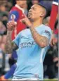  ?? REUTERS ?? Gabriel Jesus celebrates after ■ scoring against Basel in his first start in 2018.