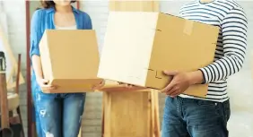  ?? GETTY IMAGES/ISTOCKPHOT­O ?? Once the boxes are unpacked and couples begin settling in, it becomes apparent that one person prefers a very neat closet and the other couldn’t care less whether all the shirts are hung in the same direction or if the shoes are lined up.