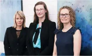  ??  ?? See the team at Baw Baw Conveyanci­ng for great service and competitiv­e fees. From left, Monica Luttrell, Keira Jarred and Liza Pharaoh will assist you with all your conveyanci­ng transactio­ns.