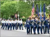  ?? MEDIANEWS GROUP FILE PHOTO ?? A color guard marches in the Pottstown Memorial Day Parade along High Street, one of many parades and special services planned over Memorial Day Weekend.