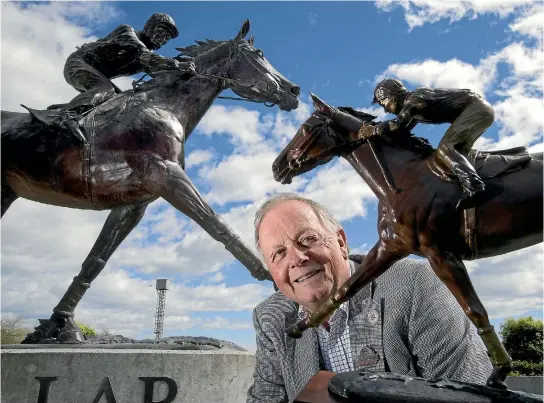  ??  ?? Phar Lap Charitable Trust member Noel Walker says the trust is chipping away at the loan it received to cover the shortfall of the project.