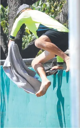  ??  ?? A man was caught performing disgusting acts near a group of 13-yearold girls at Main Beach at Southport. Picture: Scott Powick