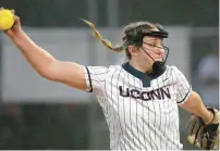  ?? PHELAN M. EBENHACK/AP ?? Uconn freshman Elise Sokolsky was a difference-maker for the team, going 19-4 for the Big East regular-season champ. Next up is the conference tournament beginning Thursday at Depaul.