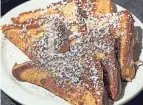  ?? ALEX HOLT/COLUMBUS DISPATCH ?? French toast is on the menu at several restaurant­s.