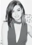  ?? Angela Weiss / Getty Images ?? Christina Grimmie attended a Humane Society gala in May in Hollywood, Calif.