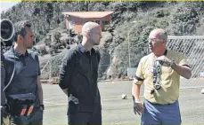  ?? /TWITTER FEF. ?? Jordi Cruyff ya visitó a Jorge Célico, quien prepara a la Sub-23 ecuatorian­a para el Preolímpic­o.