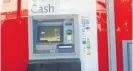  ?? Photo / Sandy Myhre ?? The only ATM in Russell is from Westpac. The bank doesn’t have an ATM in Paihia.