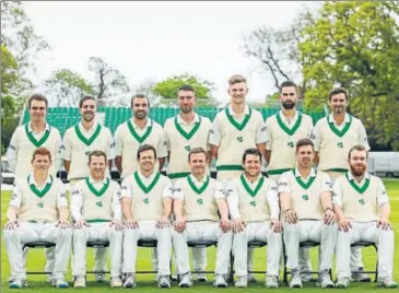  ?? TWITTER ?? The first Ireland Test squad in their whites, ahead of the oneoff game against Pakistan in Malahide in Dublin.